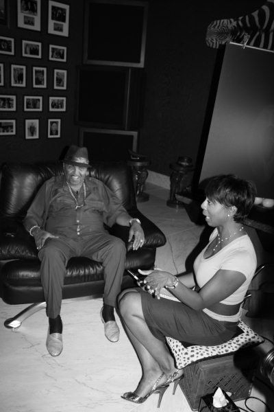 Wendee interviewing Joe Jackson